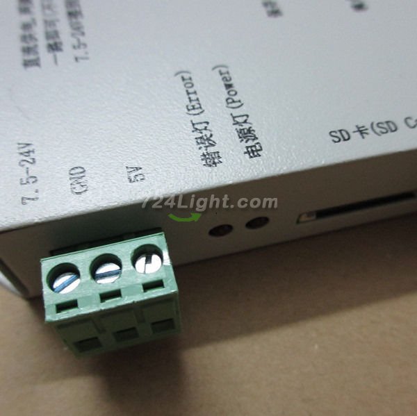 T1000S SD Card LED Pixel Controller For LPD8806 6803 5-24V