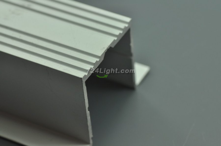 LED Channel Super Width 35mm With Wings Extrusion Recessed LED Aluminum Channel 1 meter (39.4inch) LED Profile