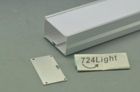 1 Meter 39.4â€ Aluminum LED Suspended Tube Light LED Profile Diameter 70mm suit 40mm Flexible led strip light