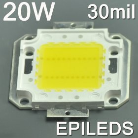 EPILEDS 20W High Power LED Beads Chip 1600 Lumens 30*30mil LED light