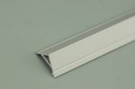 LED 90Â° Right Angle Aluminium Channel PB-AP-GL-006 1 Meter(39.4inch) 16 mm(H) x 16 mm(W) For Max Recessed 10mm Strip Light LED Profile With Arc Diffuse Cover