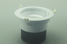 LED Spotlight 7W Cut-out 72MM Diameter 3.2" White Recessed LED Dimmable/Non-Dimmable LED Ceiling light