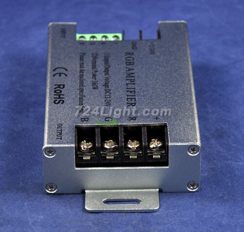 12V-24V 12A LED RGB Amplifier Common Anode LED Amplifier For 5050 SMD RGB LED Strip Light Bulb