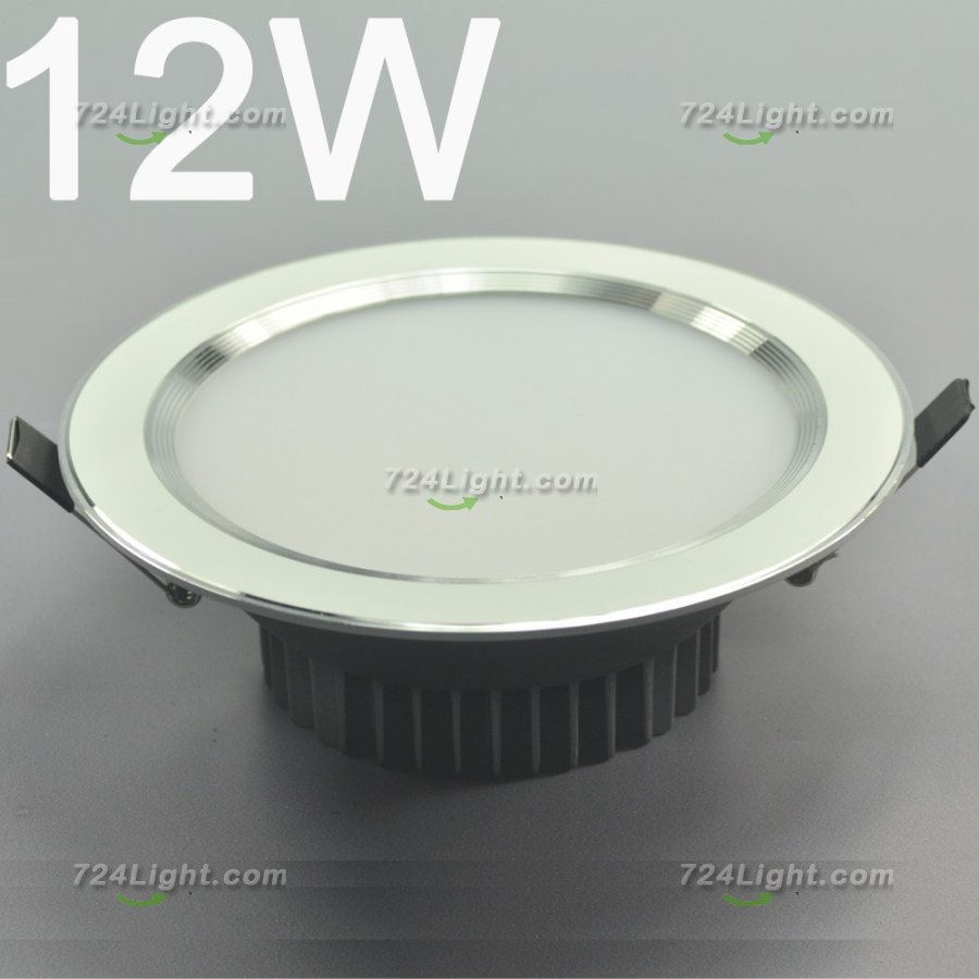 12W DL-HQ-102-12W LED Spotlight Cut-out 140mm Diameter 6.9\" White Recessed LED Dimmable/Non-Dimmable LED Ceiling light
