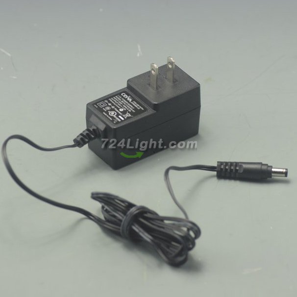 50pcs x UL Listed 12W 12V 1A Transformer DC5.5mm x2.1mm Power Supply For LED Lighting With Power cord
