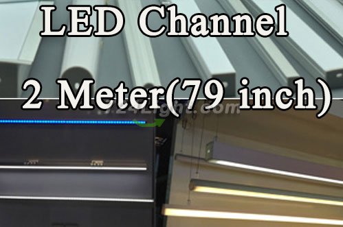 2 Meter(79 inch) LED Aluminium Profile LED Channel - Click Image to Close