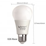 9W UL CUL Approved 9 Watt 800 Lumen 2700K Warm White E26 Edison Screw Medium Base A19 LED Light Bulb, 75 Watt Bulb Equivalent