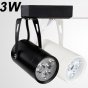 3W LD-DL-GLB-01-3W Black Shell LED Track Light LED 3*1W Pure White LED Track Lamp Diameter 55mm LED Spotlight
