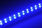 Black Double Row 0.5Meter 20inch 12V Superbright Waterproof 5050 RGB Color Changing LED Rigid Strip Bar 72LEDs