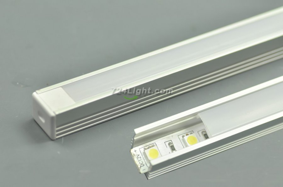 LED Channel for led 5050 5630 3520 strip light Aluminum profile - Click Image to Close