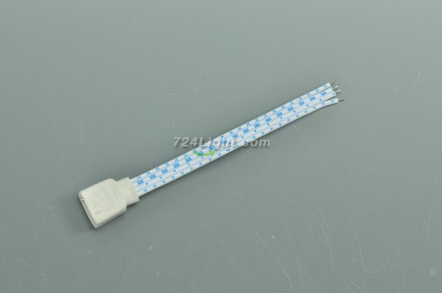 4Pins 10CM Female Connector Cable for 5050 3528 5630 RGB LED light Strip with 4 RGB Line