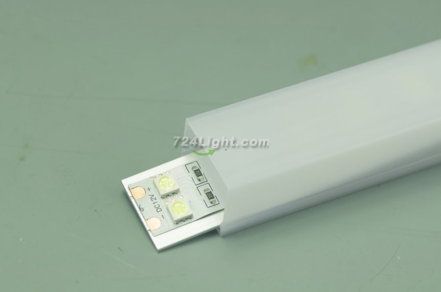 plastic Waterproof LED Profile square IP65 led channel housing For 20.9mm Flexible Strip light