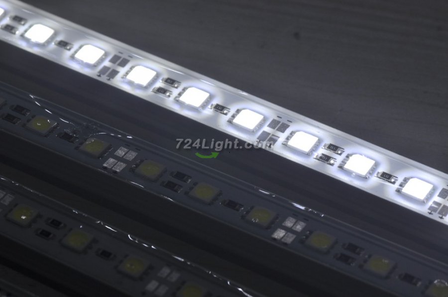 0.5Meter 19.7 inch 12V Waterproof 5630 5050 Rigid LED Strips Bar Aluminium Profile Rigid Strip Light