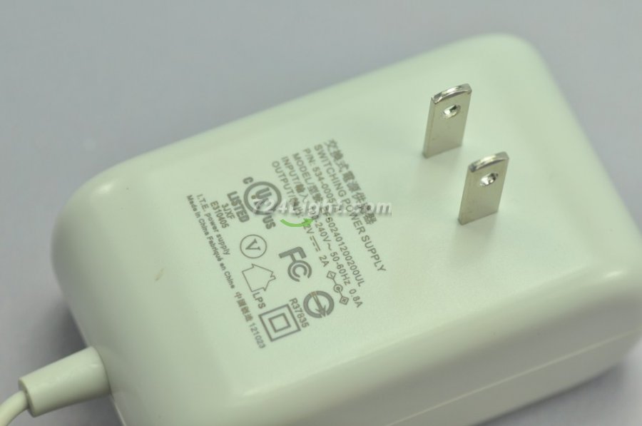 12V 2A Adapter Power Supply 24 Watt LED Power Supplies UL Certification US Plug For LED Strips LED Lighting