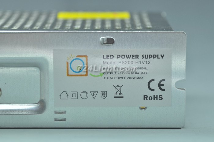 200 Watt LED Power Supply 12V 16.6A LED Power Supplies For LED Strips LED Light