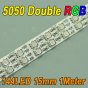 Double Row 39.3inch 5050 RGB Rigid LED Strips 144LED 1Meter 12V DC Aluminium Rigid Strip Light