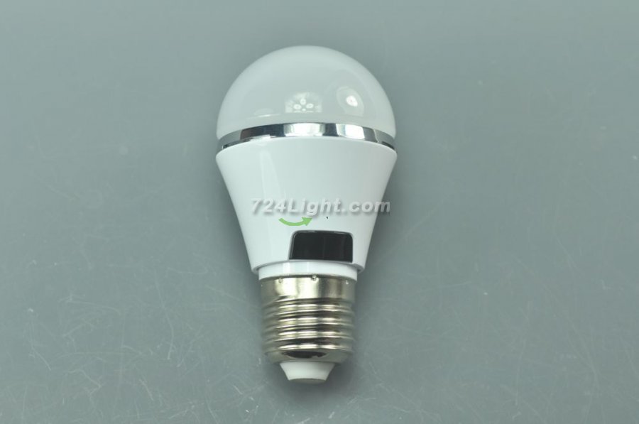 3W E27 LED Globe bulb motion activated lighting
