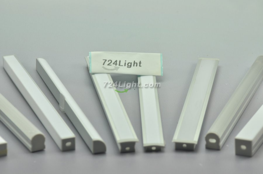 Sample Aluminum Channel 0.2 Meter(7.87 inch) LED Aluminium Profile LED Channel - Click Image to Close