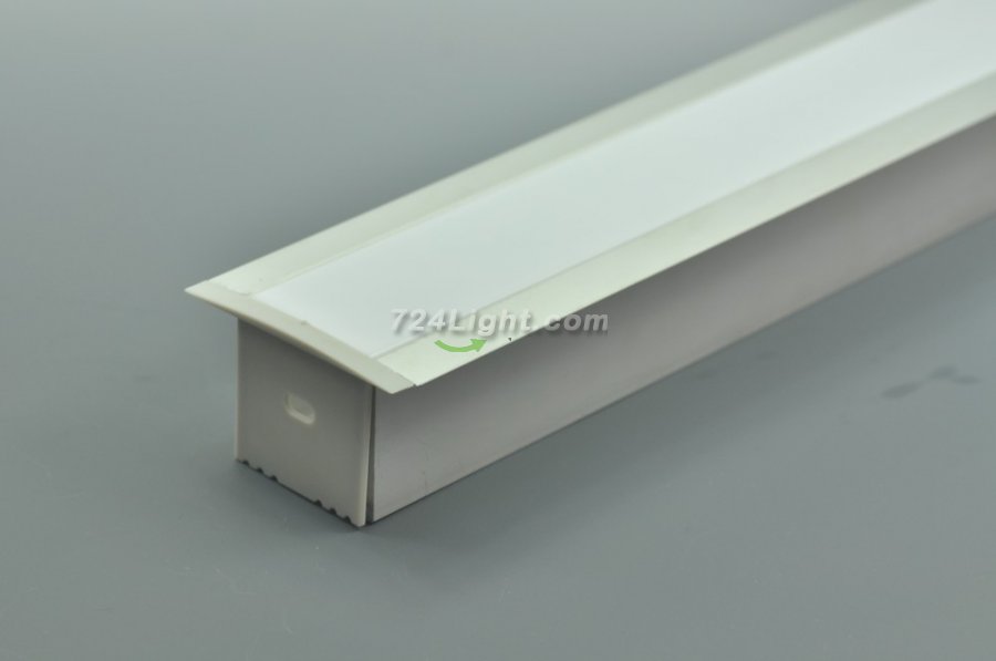 LED Channel Super Width 35mm With Wings Extrusion Recessed LED Aluminum Channel 1 meter (39.4inch) LED Profile - Click Image to Close