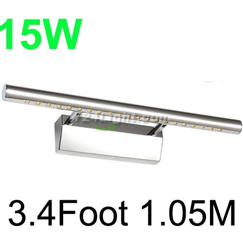Bestseller Strip Bar 15W Mirror Front Lights 3.4Foot 1.05M 5050LED With 85-265V Waterproof Driver