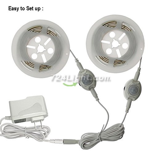 Motion Activated LED Bed Light Automatic Strip Lighting Kit(Double Bed Kit) - Click Image to Close