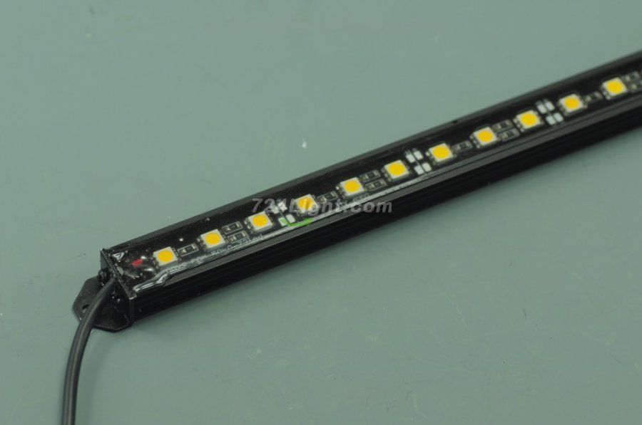 2Meter Black Superbright Waterproof LED Strip Bar 39.3inch 5050 5630 Rigid LED Strip 12V With DC connector