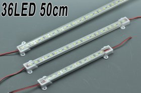 0.5Meter 19.7 inch 12V Waterproof 5630 5050 Rigid LED Strips Bar Aluminium Profile Rigid Strip Light