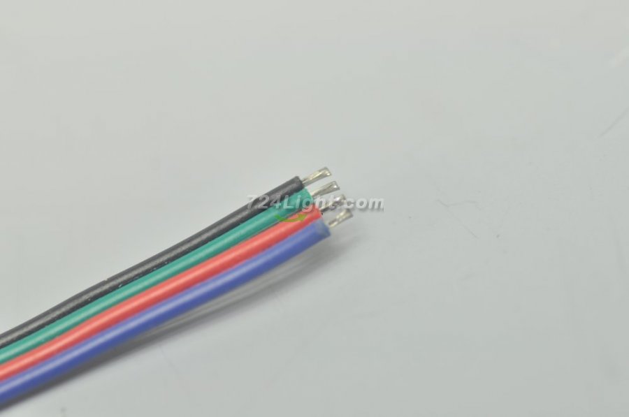 Waterproof LED RGB Strip 10mm 4Pin Connector For 3528/5050 Multicolor LED Strip Easy Connect Cord Clip