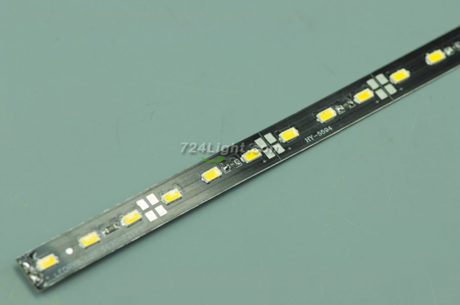 Wholesale Black 39.3inch 5630 Rigid LED Strips 72LED 1M 12V DC Aluminium Rigid Strip Light For Cabinet/Wardrobe/Celling