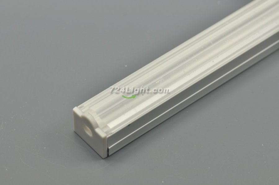 LED aluminum Channel with Clear Lenses Diffuser (WxH):16.9 mm x 6.1mm 1 meter (39.4inch) LED Profile