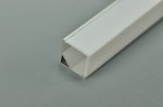 LED U Rectangle Aluminium Channel PB-AP-GL-005 1 Meter(39.4inch) 16 mm(H) x 16 mm(W) For Max Recessed 10mm Strip Light LED Profile