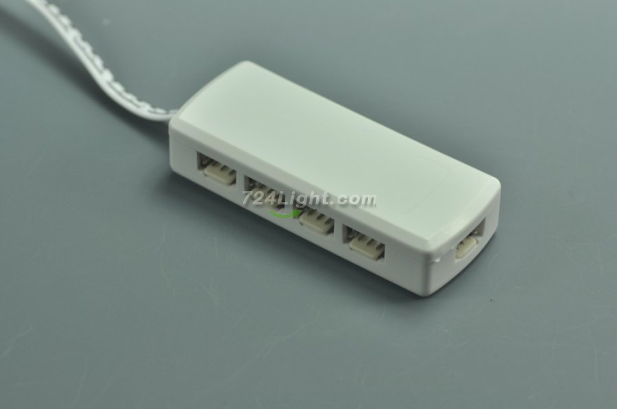 LED RGB Junction Box 4Pin 9Pin LED RGB Adapter Junction Box With 4PIN UL2468 200MM 22AWG Cable L901A