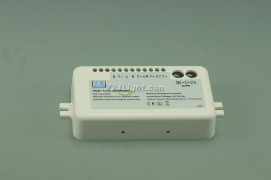 DC 12V/24V 24A Bluetooth RGB/RGBW led Controller BT Wireless IOS/Android Led Strip Bluetooth 4.0 Control