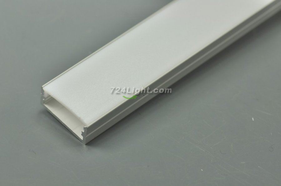 Wholesale LED U Double 5050 Strip Aluminium Channel PB-AP-GL-004 1 Meter(39.4inch) 10 mm(H) x 20 mm(W) For Max Recessed 20mm Strip Light LED Profile ssed 10mm Strip Light LED Profile
