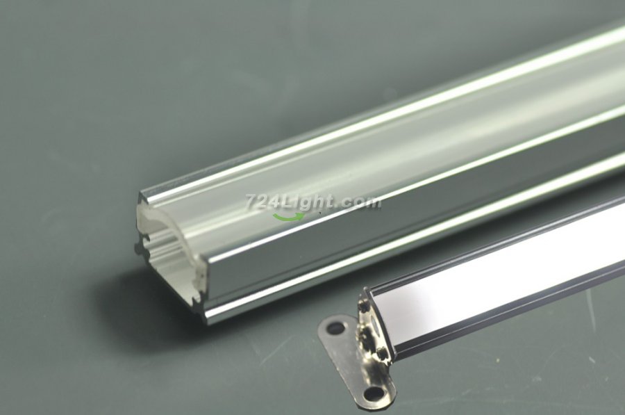 Adjustable led Aluminum Extrusion for strip light with holder - Click Image to Close