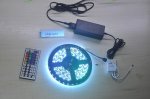 Waterproof LED RGB Controller For 5050 RGB strip 3528 strip DC 12V 24V Blue Steel Case 3A Wireless Remote Controller