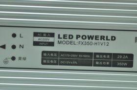 350 Watt LED Power Supply 12V 29.2A LED Power Supplies Rain-proof For LED Strips LED Light