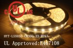 UL Approved Waterproof IP 67 LED Strip SMD5050 Flexible UL Certification 12V Strip Light 5 meter(16.4ft) 300LEDs