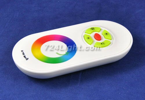 DC12-24V 2.4G LED RGB Controller Wireless RF Touch Panel LED RGB Dimmer Remote Controller For 5050 RGB Led Strips