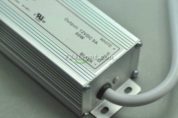 60 Watt LED Power Supply 12V 5A LED Power Supplies Waterproof UL Certification For LED Strips LED Light