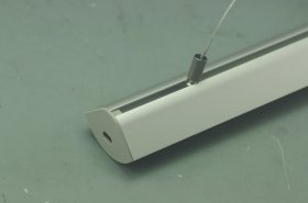 1 Meter 39.4â€ Aluminum LED Suspended Tube Light LED Profile Diameter 30mm suit 20.3mm Flexible led strip light