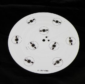 9W LED High Power Aluminum Plate 9 Series connections Diameter 145mm