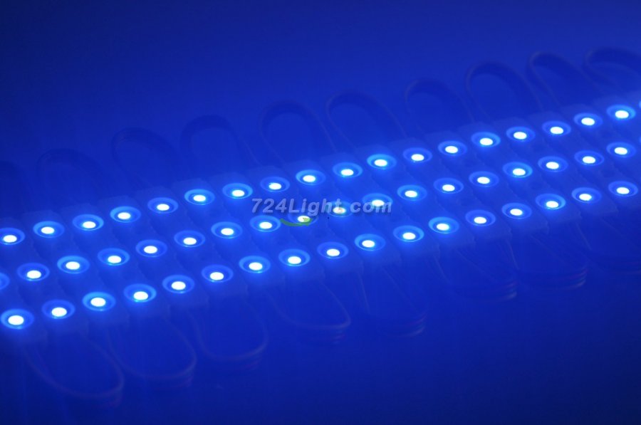 5050 SMD LED Modules RGB 3 LED 5050 Modules 75x13MM 12V 0.75W Waterproof Modules