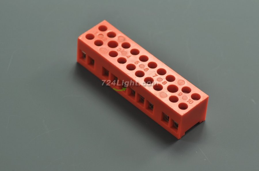 H3801-10 LED Connector LED Flame Retardant Terminals LED 10 Pin Terminal Connector