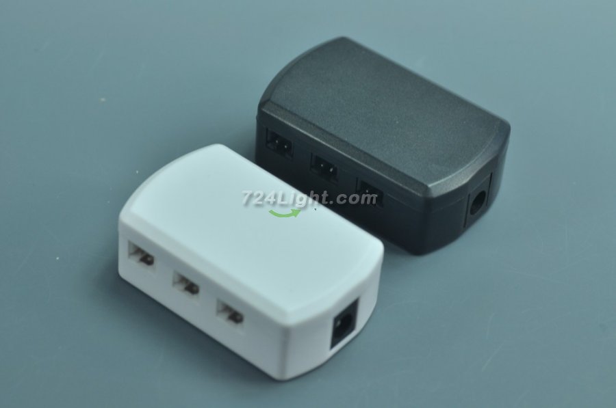 LED Junction Box 3Pin 6Pin LED Adapter Junction Box With DC Adapter L804