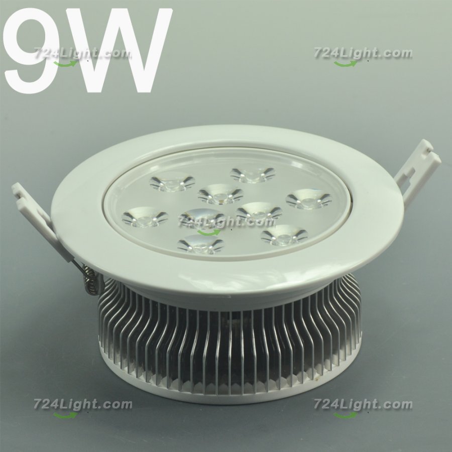 9W LD-CL-CPS-01-9W LED Down Light Cut-out 110mm Diameter 5.4\" White Recessed Dimmable/Non-Dimmable LED Down Light