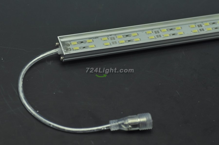 Double Row 1Meter 12V LED Strip Bar 39.3inch 5630 5050 Rigid LED Strip Without Profile 12V With DC connector 144LEDs/M - Click Image to Close