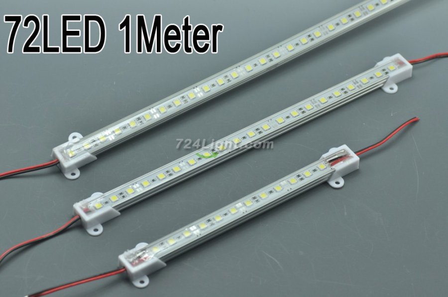 1meter 12V Waterproof 39.4 inch 5630 5050 Rigid LED Strips Bar Aluminium Profile Rigid Strip Light - Click Image to Close