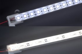 0.6Meter 23.6 inch 12V Waterproof 5630 5050 Rigid LED Strips Bar Aluminium Profile Rigid Strip Light