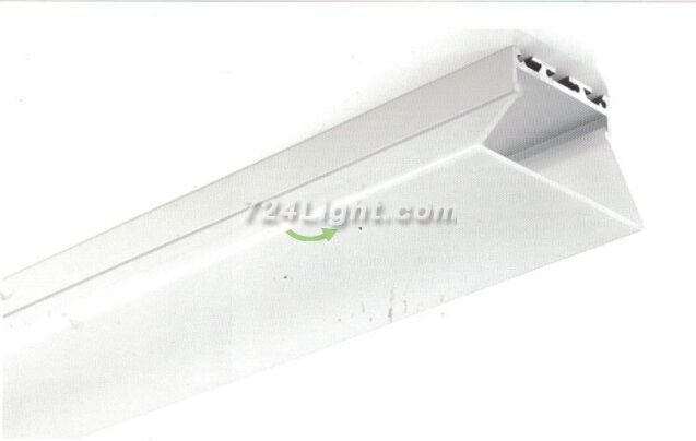 1 Meter 39.4\" LED Aluminium Channel PB-AP-GL-065-T 40 mm(H) x 75 mm(W) For 5050 5630 Multi Row LED Strip Lights